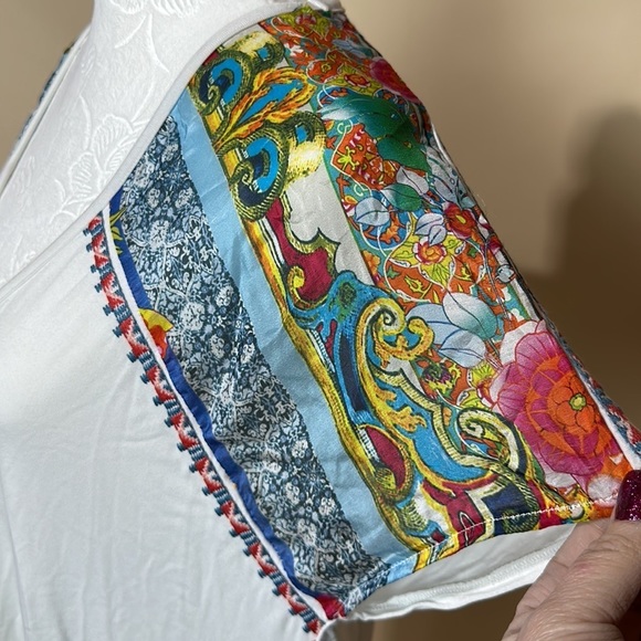 Johnny Was embroidered tunic size small - Picture 4 of 15